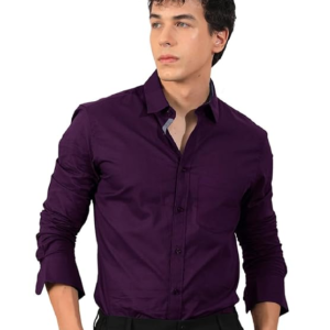 Pinkmint Men's Regular Fit Full Sleeves Formal Shirt